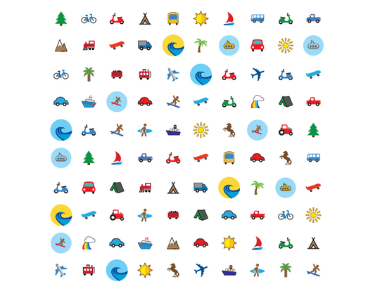 Disegni da viaggio Invisalign Stickables™ 